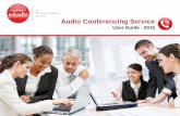 Audio Conferencing Service - .and seek intervention from Customer Service . ... iPhone / iPad & BlackBerry
