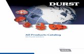 All Products Catalog - Regal Australiaregalaustralia.com.au/.../Gears/Durst/DURST-All-Products-Catalog.pdf · All Products Catalog We Provide Solutions. ... A,B,C,D,E,F 407.9 x 406.4