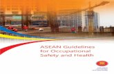 ASEAN Guidelines for Occupational · 2017-07-25 · 5.9 Emergency Prevention, Preparedness and Response 27 5.10 Performance Monitoring and Measurement 30 5.11 System Audit ...