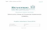 iXBRL - Public Interface Test (PIT) - Revenue · iXBRL – Public Interface Test (PIT) Page 1 of 12 Revenue Online Services Electronic Filing of Financial Statements (iXBRL) Public