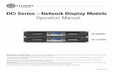 DCi Series – Network Display Models… · EN 55103-2:2009 EMC Compatibility – Product Family Standard for Audio, Video, Audio-Visual and Entertainment Lighting Control Apparatus