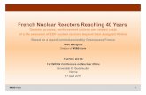 French Nuclear Reactors Reaching 40 Years - nuris.orgnuris.org/.../2015/04/...operation-of-french-nuclear-power-plants.pdf · 1! " French Nuclear Reactors Reaching 40 Years Decision