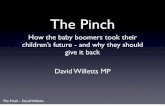 The Pinch - London School of Economics · The Pinch - David Willetts The Pinch How the baby boomers took their children’s future - and why they should give it back David Willetts