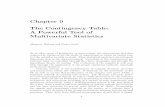Chapter 9 The Contingency Table: A Powerful Tool of ... · Chapter 9 The Contingency Table: A Powerful Tool of Multivariate Statistics Margaret Hellweg and Dieter Seidl As in other