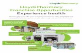 Contract as LloydsPharmacy Partners Franchise Opportunities · Franchise Opportunities Experience health Partner with us to offer your customers and team a new, innovative and successful