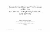 Considering (Energy) Technology within the · – e.g. MRV, NAMA, Sectoral, Cooperation, Centres • Copenhagen text gave an opening for Centres – Technology Mechanism –evolving