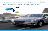 Automotive Standard Analog Robustness and Performance · 5 Application schematics Featured products: • TSX564IYPT • TSX922IYDT Steering angle sensor +-R9 cos R10 R11 R3 R12 C6