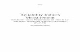 Reliability Indices Measurement - BNERI Documents/Reliability Indices...BNERI Reliability Indices Measurement Reliability Indices Measurement for three 11 kV and 66 kV substations