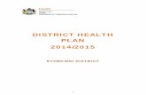 DISTR IC T HEALTH PLAN 201 - KwaZulu-Natal Department of ... · It is hereby certified that this District Health Plan: ... of the Department of Health of KwaZulu-Natal ... INTRA DISTRICT
