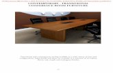 CONTEMPORARY - TRANSITIONAL CONFERENCE … CONTEMPORARY - TRANSITIONAL CONFERENCE ROOM FURNITURE Warranty and Certiﬁ cation All products listed are warranted against defects of material