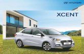 Presenting the XCENT - hyundai.com · Rear AC Vent & Accessory Socket Fully Automatic Temperature Control Dual Airbags Rear Parking Assist System (with Display on 17.64cm Audio Screen)