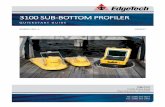 3100 SUB-BOTTOM PROFILER - EdgeTech · This document is intended to provide the user with the essentials for setting up a 3100 Sub-Bottom Profiler system and performing a survey.