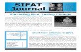 SIFAT · Sharing God’s Love in Practical Ways March 2008 SIFAT Journal Short-term Missions in 2008 2008 promises to be a productive year for SIFAT teams to ...