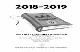 2018-19 AAA Handbook - members.ahsaa.orgmembers.ahsaa.org/public/userfiles/Golf/2018-19_AAA_Handbook.pdf · Page 2 - 2018-2019 AAA Handbook The official handbook of the Arkansas Activities