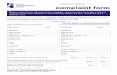 Please use this form to tell us about your complaint – so ... · privacy notice. about us. Financial Ombudsman Service Exchange Tower, London, E14 9SR 0300 123 9 123 or 0800 023
