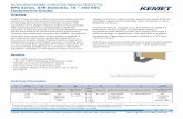 Surface Mount Multilayer Ceramic Chip Capacitors … Series, X7R Dielectric, 10 – 250 VDC (Automotive Grade) Surface Mount Multilayer Ceramic Chip Capacitors (SMD MLCCs) KPS Series,