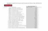 Rubbermaid Commercial Products Price File (EFFECTIV · Rubbermaid Commercial Products Price File (EFFECTIV . 1779742 28QT UNTOUCHABLE SWING LID GRAY 22.68 UN 1780879 PRORX HANDBODY