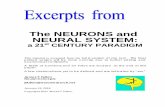 The NEURONS and NEURAL SYSTEM - neuronresearch.netneuronresearch.net/neuron/pdf/9SignalTransmission.pdf · The NEURONS and NEURAL SYSTEM: a 21st CENTURY PARADIGM This material is