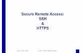 Secure Remote Access: SSH HTTPS - WordPress.com fileSSH is a protocol for secure remote login and other secure network services over an insecure network developed by SSH Communications