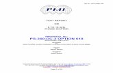 TEST REPORT ON 6 TO 18 GHz PHASE SHIFTER PMI MODEL … fileserial number: pm7121272 designed by brent baker, ashok gorwara, stephen kuhn, rene afable, kevin simms tested by brent baker