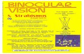 Binocular Vision & Strabismus Quarterly© vision and strabismus... · BINOCULAR VISION & STRABISMUS QUARTERLY© The First and Original International Scientific Periodical devoted