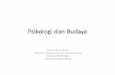 Psikologi dan Budaya - s2-psikologi.mercubuana-yogya.ac.ids2-psikologi.mercubuana-yogya.ac.id/wp-content/uploads/2018/05/... · BUDAYA DOMINAN MENAUNGI BERBAGAI STRUKTUR SOSIAL STRUKTUR