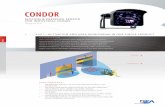 CONDOR - bea-sensors.com · CONDOR CONDOR XL DESCRIPTION The CONDOR has a microwave motion detector and an active infrared presence sensor built in the same housing. The microwave