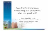 Data for Environmental monitoring and protection: who can ... fileData for EnvironmentalData for Environmental monitoring and protection: who can you trust? Hun-Young SO, Ph. D. Korea