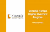 Dunamis Human Capital Overview Program · •PMS Improvement •DJP Development •Integrated Training Design ... Employee Self Service Our Solutions . Career Management Kemudahan