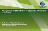 Management and Distribution of Geospatial Information in Indonesia. Ir. Yusuf S... · 2017-03-30 · Zoning Perencanaan Wilayah Pesisir Ruang Hijau Perkotaan Pembangunan Perkotaan