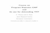 Course on Program Bayesian GAP and its use for ... - Europa and Financial... · Course on Program Bayesian GAP and its use for detrending TFP C. Planas and A. Rossi Joint Research