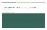 G20 TRANSPORT TASK GROUP –2018 UPDATE - theicct.org overview.pdf · TTG History from 2014 to 2018 2014 Nov 2014 FOUNDED Australian G20 Presidency June 2015 RESEARCH AGENDA Policies