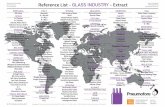 Reference List - GLASS INDUSTRY - Extract Air Compressors · Mulia Glass THAILAND Bangkok Glass-Ayutthaya Bangkok Glass-Prachinbury Lighting Glass Siam Glass Wellgrow Glass CHINA