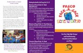 PASCO PACK-A-SACK - onecommunitynow.com · PASCO PACK-A-SACK FOOD 4 KIDS! Pasco Pack-A-Sack Food 4 Kids is a kid-friendly school-based program organized by One Community Now, Inc.