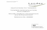 INVITATION TO TENDER TENDER SPECIFICATION …landex.org.uk/materials/1536678402.pdf · Commercial and Confidential Reference No. 2018/06 INVITATION TO TENDER TENDER SPECIFICATION
