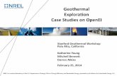 Geothermal Exploration Case Studies on OpenEI - nrel.gov · Geothermal Occurrence Models, GRC Transactions, 37, (2013), 321-326. ... Resistivity This survey was originally done as