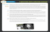 9 QUESTIONS WITH CHRISTINE MANGAN - …theclub.hoopladigital.com/media/1056/t_authorqa_tangerine.pdf · 9 QUESTIONS WITH CHRISTINE MANGAN cont. You have a PhD in Gothic literature.