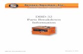 DBD-32 Parts Breakdown Information - Southern Tool Home … · 2014-01-22 · DBD-32 Parts Breakdown Information DBD-32X_Parts_Breakdown.indd November 17, 2010