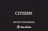 Before using the watch, read this instruction manual ... · 1 English Thank you for your purchase of this Citizen watch. Before using the watch, read this instruction manual carefully