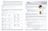 Passive Abutment Instruction Manual - southernimplants.com · IT (Internal Octogon) Implant Diameter Passive Code - Engaging Passive Code - Non-Engaging Passive Abutments Ø4.8mm
