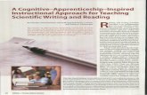 A Instructional Cognitive-Apprenticeship-InspiredApproach ... · Scientific Writing and Reading By Yifat Ben-David Kolikant, David W. Gatchell, Penny L. Hirsch, and Robert A. Linsenmeier