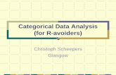Categorical Data Analysis (for R-avoiders) · Overview Block 1 Categorical data analysis using hierarchical log-linear models in SPSS/PASW Advantages/disadvantages using this approach