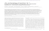 An activating mutation Caenorhabditis elegans s a ...· An activating mutation Caenorhabditis elegans