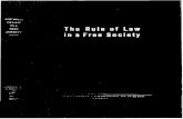 The Rule of Law in a Free Society - ICJ | International ... · international commission of jurists the rule of law in a free society a report on the international congress of jurists,