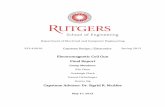 Electromagnetic Coil Gun Final Report - ece.rutgers.edu · creating an elevator system, high speed weapon launching, nail guns, etc. While information on coil gun design exists in