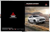 Brochure Mitsubishi Pajero Sport 2018 SEMI JA MEDAN Pajero dengan jens RISE BODY. lindungi KIJNCI B PERFORMA YANG TANGGUH AUTOMA WC TRANSMISSION 8 te tap t. t di PADDLE SHIFT2 data