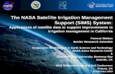 The NASA Satellite Irrigation Management Support (SIMS) Systemcalasa.ucdavis.edu/files/287344.pdf · The NASA Satellite Irrigation Management Support (SIMS) System: Applications of