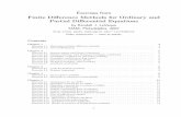Exercises from - ime.unicamp.brmaicon/MT403/listas/allexercises.pdfExercises from Finite Diﬀerence Methods for Ordinary and Partial Diﬀerential Equations by Randall J. LeVeque
