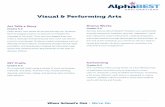 Visual & Performing Arts - AlphaBEST Education, Inc. · Visual & Performing Arts Art Tells a Story Grades K-2 Learn about how artists tell stories through art. Students learn to analyze