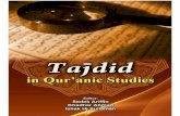 Tajd d In Qur - University of Malaya Pengembangan Metodologi Studi Al-Qur’an Di Iain Raden Fatah Palembang – Indonesia: Suatu Realiti Dan Aspirasi Menuju Perguruan Tinggi Agama